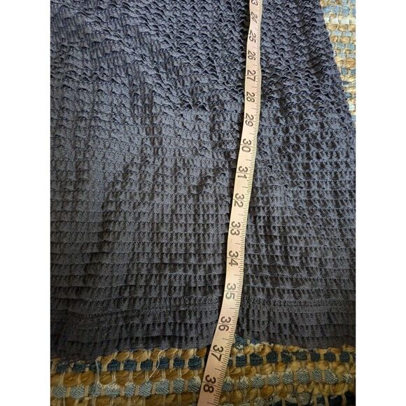 NWT M Urban Outfitters Grey Ruffle T shirt Shift Dress Mini Scoop Neck - Picture 4 of 7